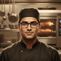 Anas, manager at Five Rivers Rotisserie